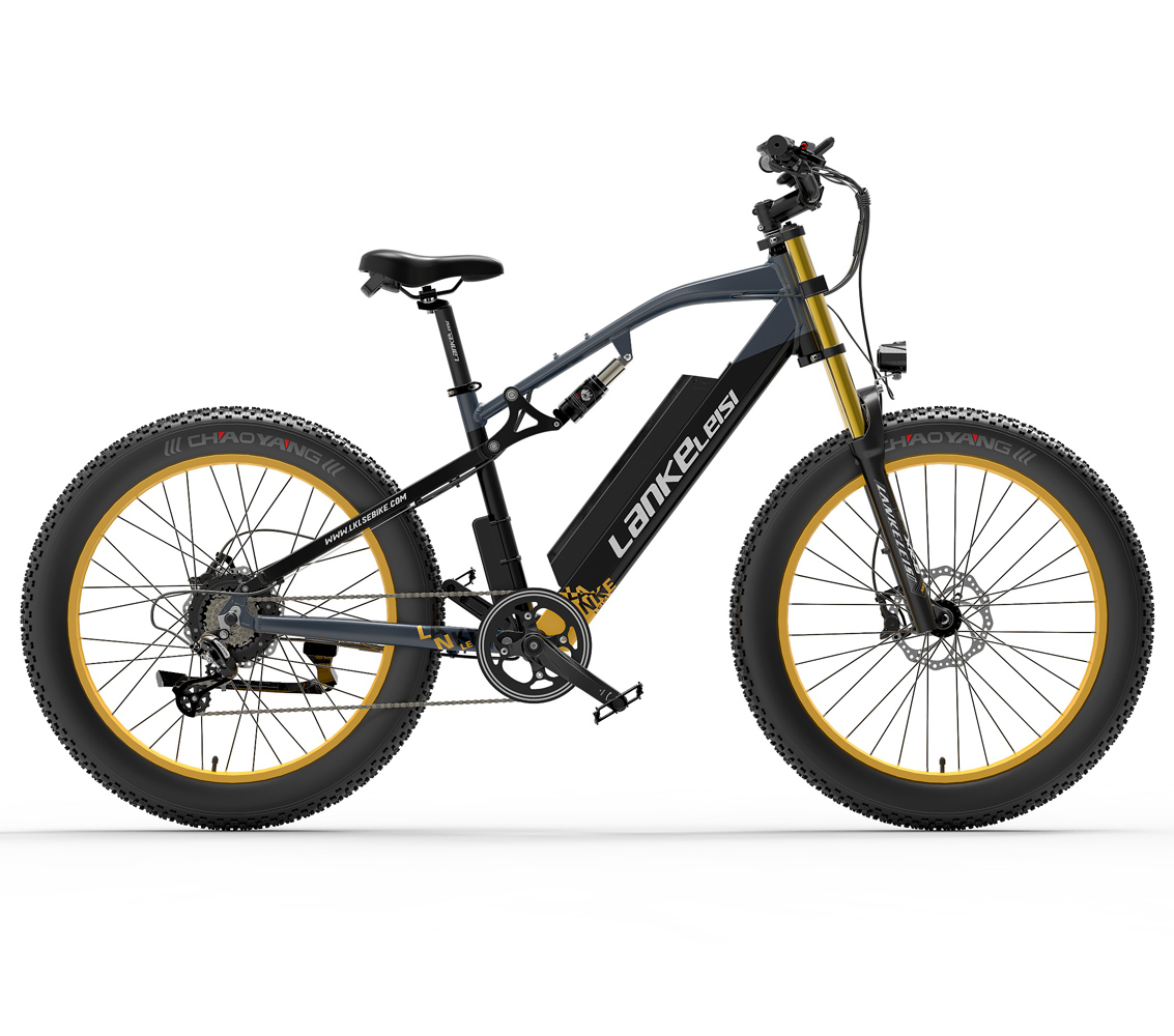 RV700 1000W 48V 16Ah Powerful Electric Bicycle 26 Inch Beach Bike Mountain Bike Upgraded Oil Spring Downhill Fork Dual Suspension