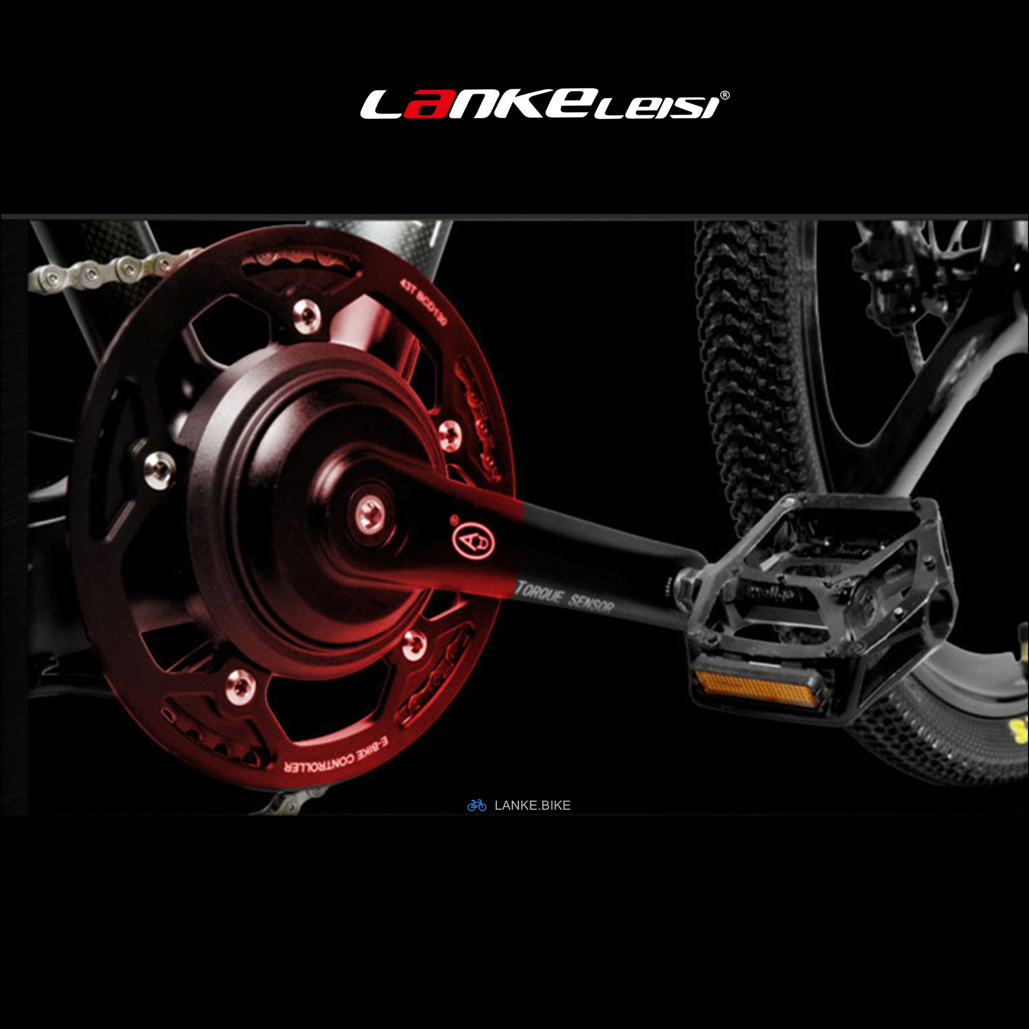 Torque Assist Sensor Crankset Special for Lankeleisi Electric Bicycle S600 / T8 / MX3.8