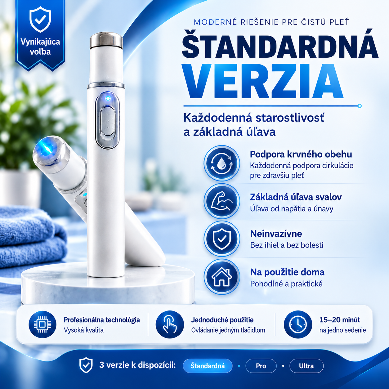 Pokročilá terapia akustickou rázovou vlnou obnovuje zdravie tkanív penisu, zvyšuje pevnosť erekcie, výdrž a sebavedomie mužov a zároveň zmierňuje bolesti svalov, stuhnutosť kĺbov a bolesti šliach.