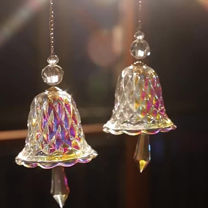 Campanelli eolici in cristallo arcobaleno