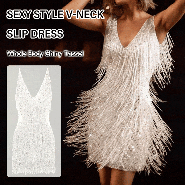 Sexy Prinzessinnenkleid mit V-Ausschnitt