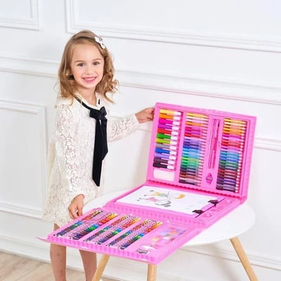Deluxe 6-in-1 Kunst-Kreativitäts-Set(🎁Das beste Geschenk für Kinder)