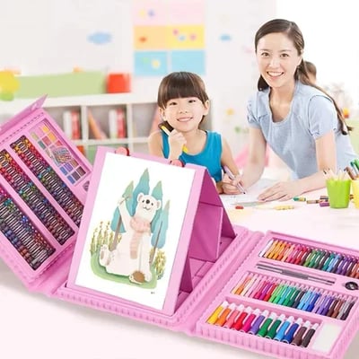 Deluxe 6-in-1 Kunst-Kreativitäts-Set(🎁Das beste Geschenk für Kinder)