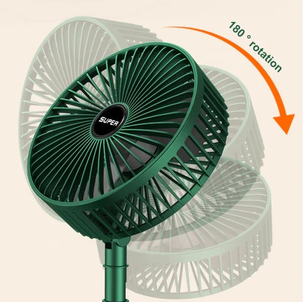 🔥 Ventilador telescópico plegable