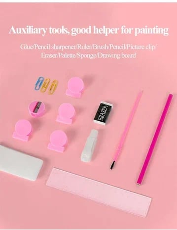 Deluxe 6-in-1 Kunst-Kreativitäts-Set(🎁Das beste Geschenk für Kinder)