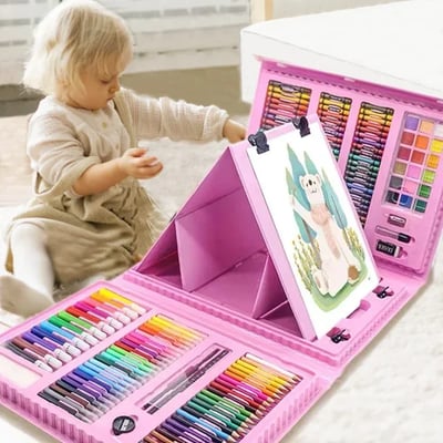 Deluxe 6-in-1 Kunst-Kreativitäts-Set(🎁Das beste Geschenk für Kinder)