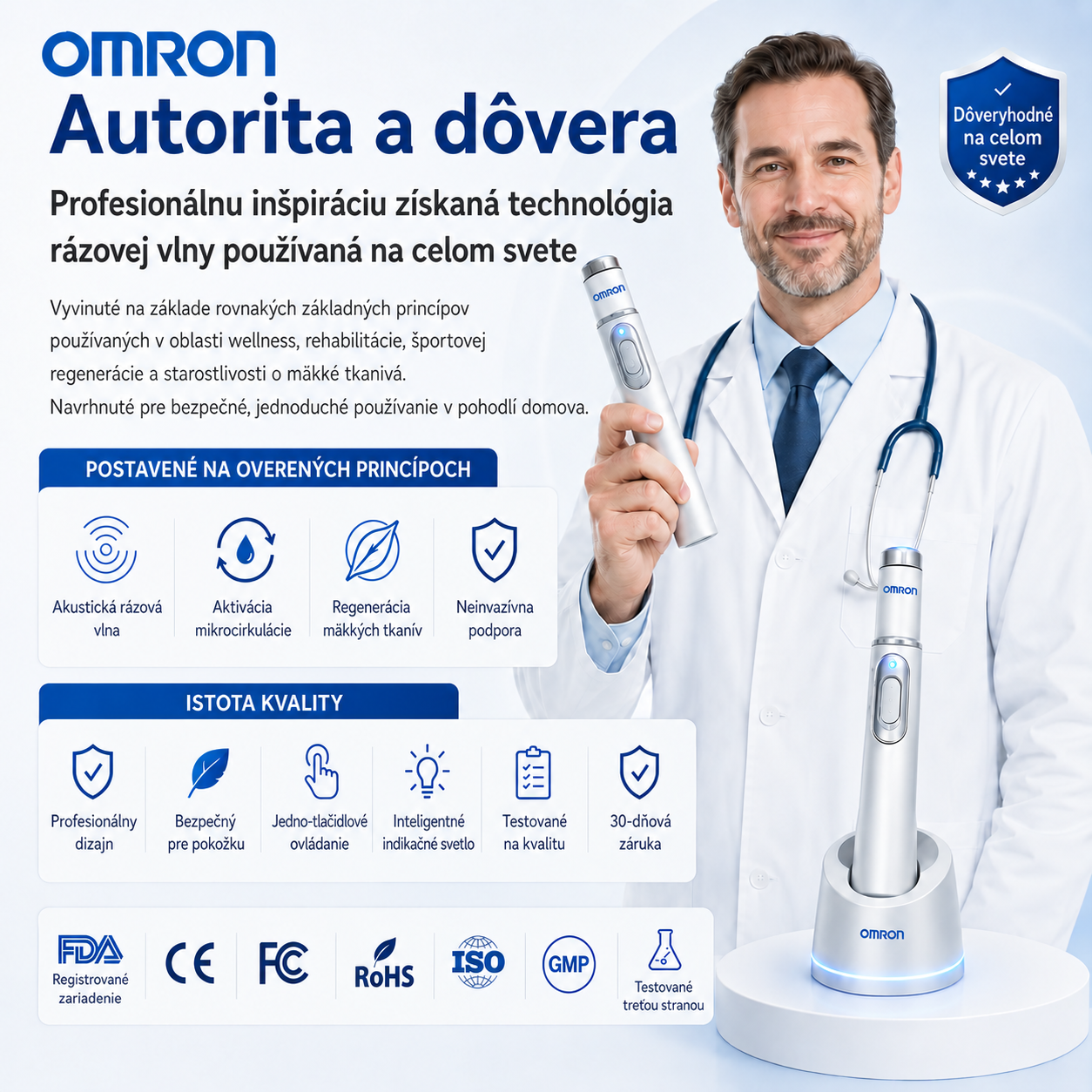 Pokročilá terapia akustickou rázovou vlnou obnovuje zdravie tkanív penisu, zvyšuje pevnosť erekcie, výdrž a sebavedomie mužov a zároveň zmierňuje bolesti svalov, stuhnutosť kĺbov a bolesti šliach.