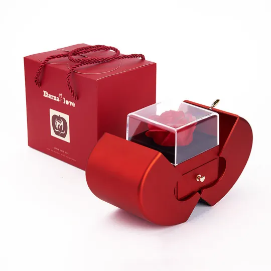 🌹 Náhrdelník z bieleho zlata - Pravá ruža - 🎁 Najlepší darček pre priateľku, milenku, matku