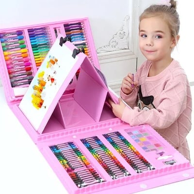 Deluxe 6-in-1 Kunst-Kreativitäts-Set(🎁Das beste Geschenk für Kinder)