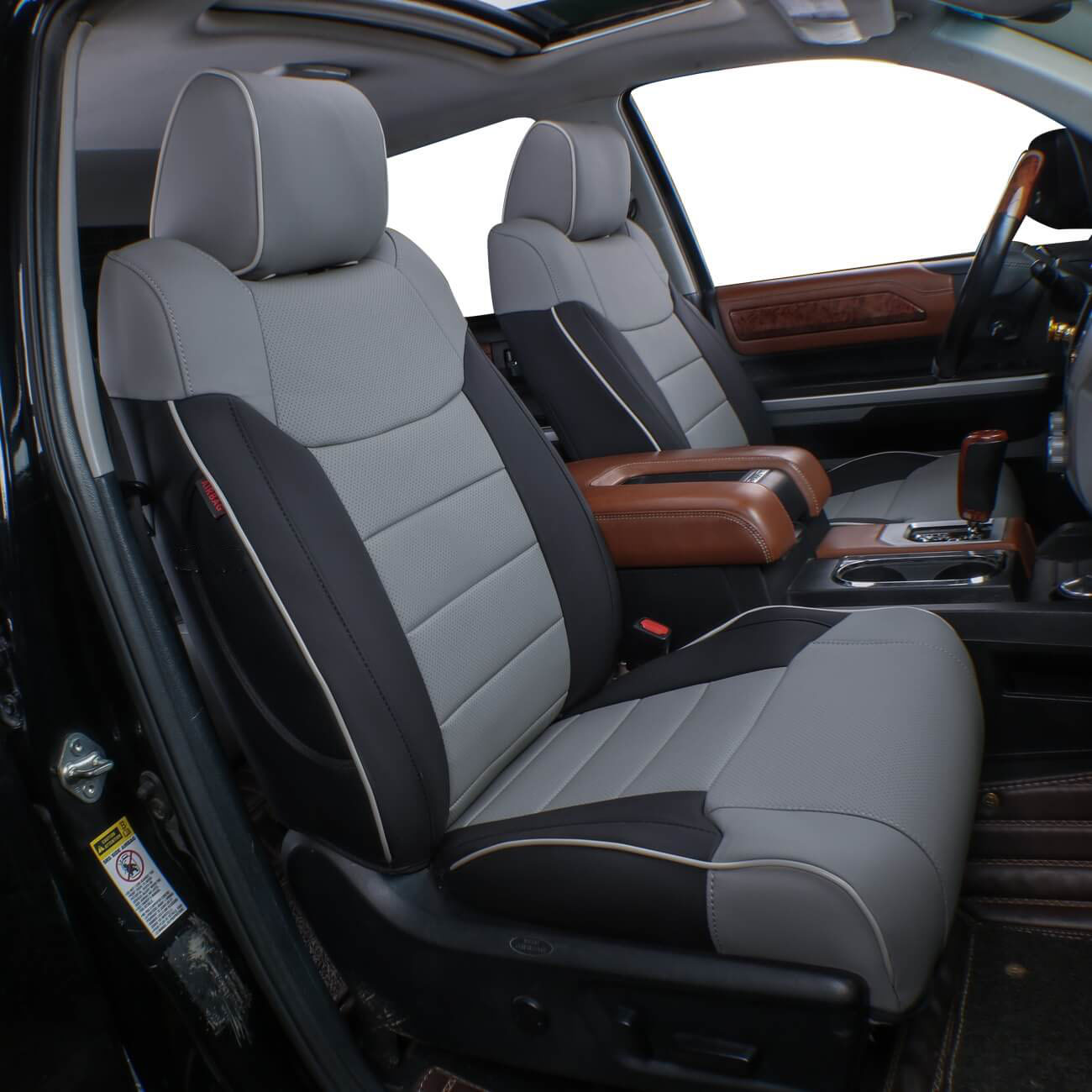 EKR Custom Seat2023 Celoten komplet univerzalnih zračnih in vodotesnih prevlek iz usnja za avtomobile, SUV-je