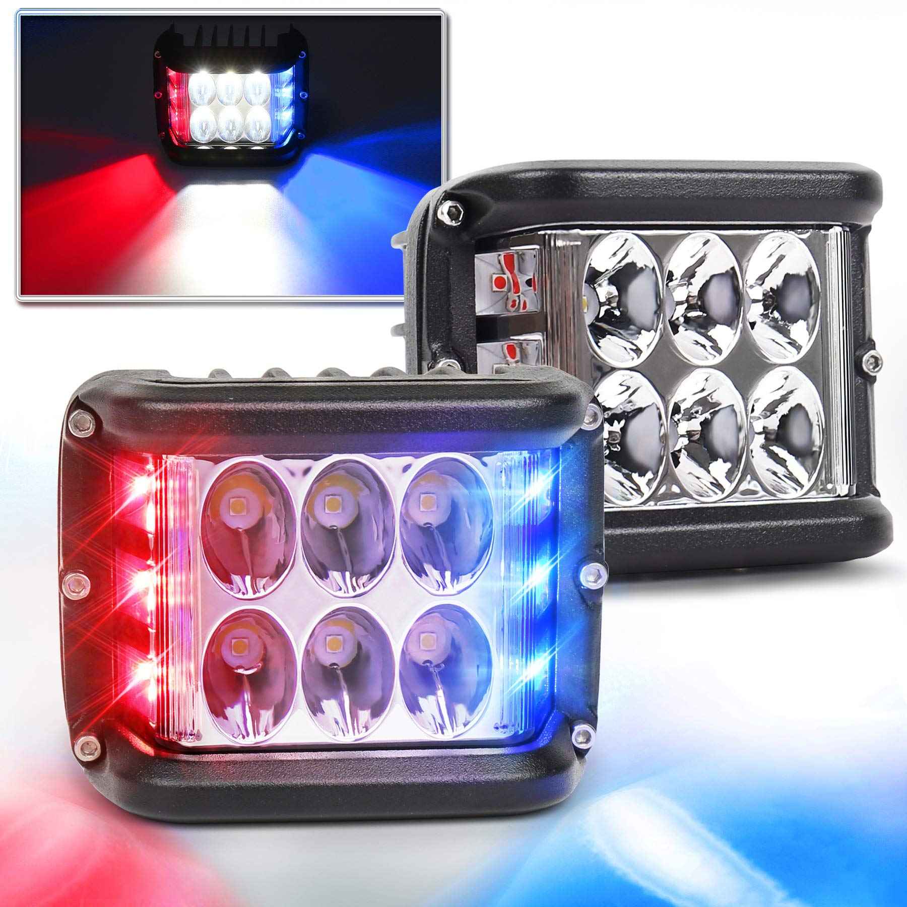 🚙OVOTOR LED trigubo apšvietimo visureigio modifikavimo lemputė