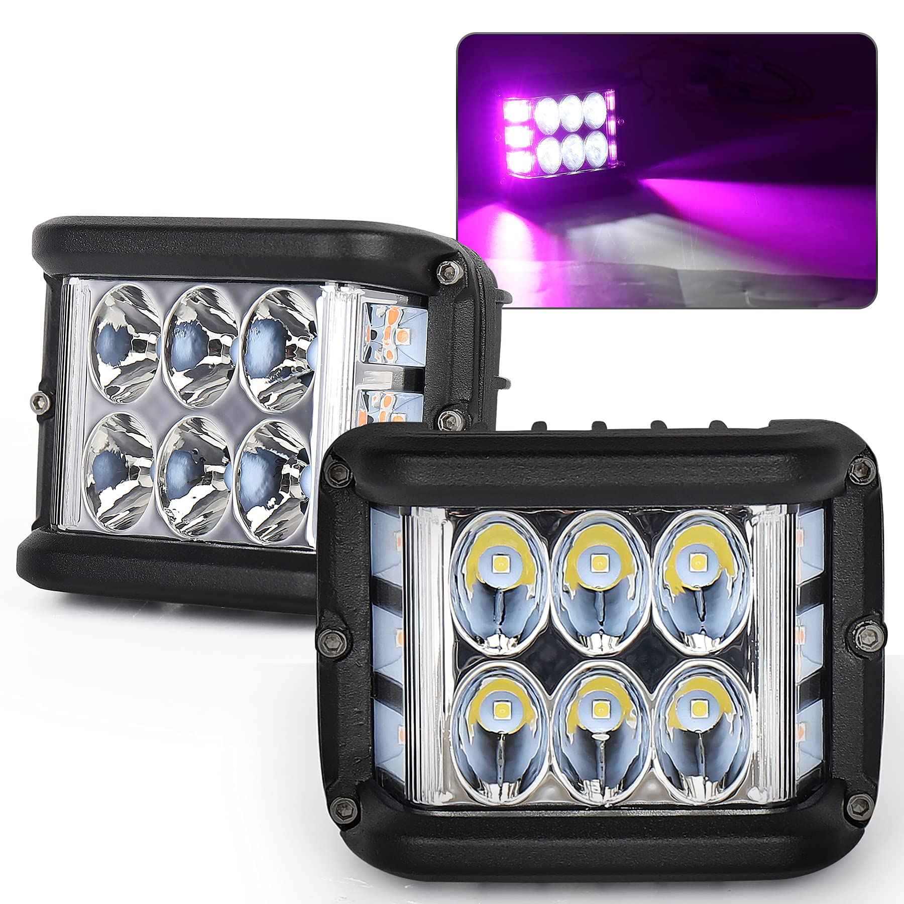 🚙OVOTOR LED trigubo apšvietimo visureigio modifikavimo lemputė