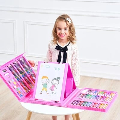 Deluxe 6-in-1 Kunst-Kreativitäts-Set(🎁Das beste Geschenk für Kinder)