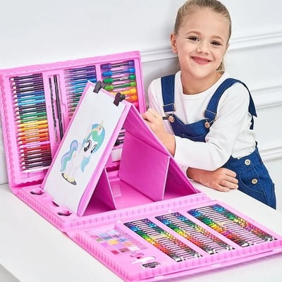 Deluxe 6-in-1 Kunst-Kreativitäts-Set(🎁Das beste Geschenk für Kinder)