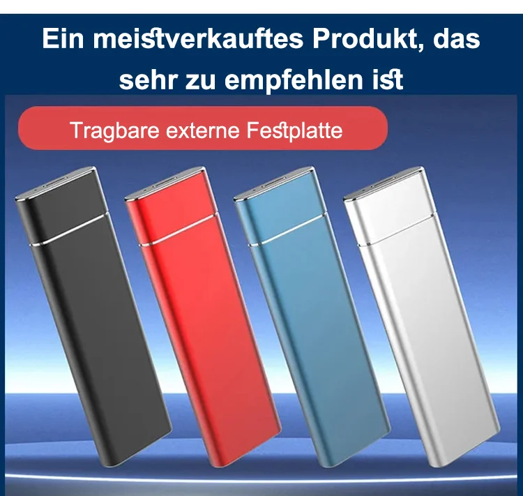 Tragbare Solid-State-Mini-Festplatte