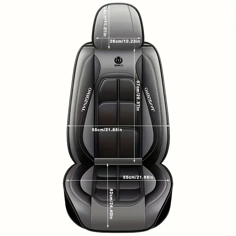1 Buc. Huse Universale Pentru Scaune De Mașină Huse De Scaun Din Piele PU Pernă Covoraș De Protecție Pentru Scaune Pentru Sedan SUV Accesorii Pentru Mașină (doar 1 Husă Pentru Scaunul Din Față) detalii 0