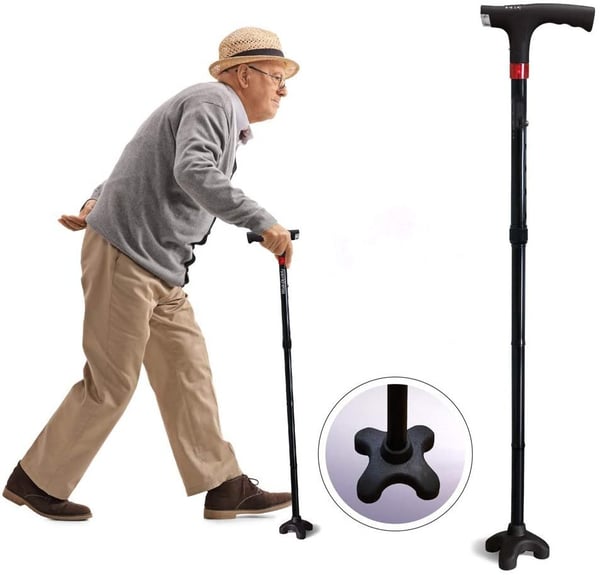 👴🧓Doppelgriff faltbarer LED-Lichtstock