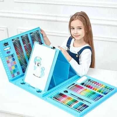 Deluxe 6-in-1 Kunst-Kreativitäts-Set(🎁Das beste Geschenk für Kinder)