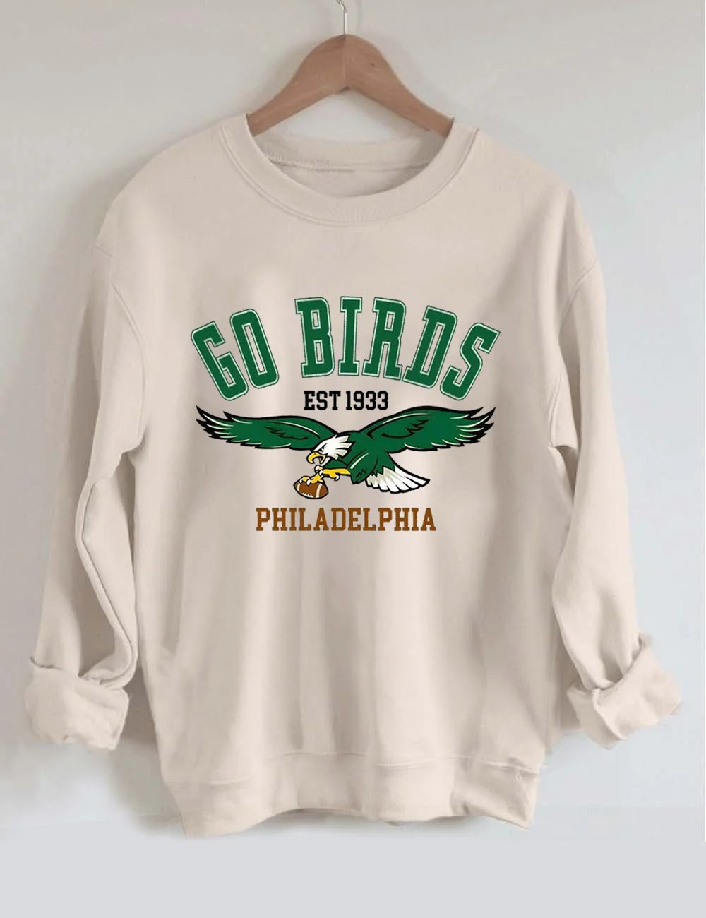 Go Birds Philadelphia Eagle Football Sweatshirt