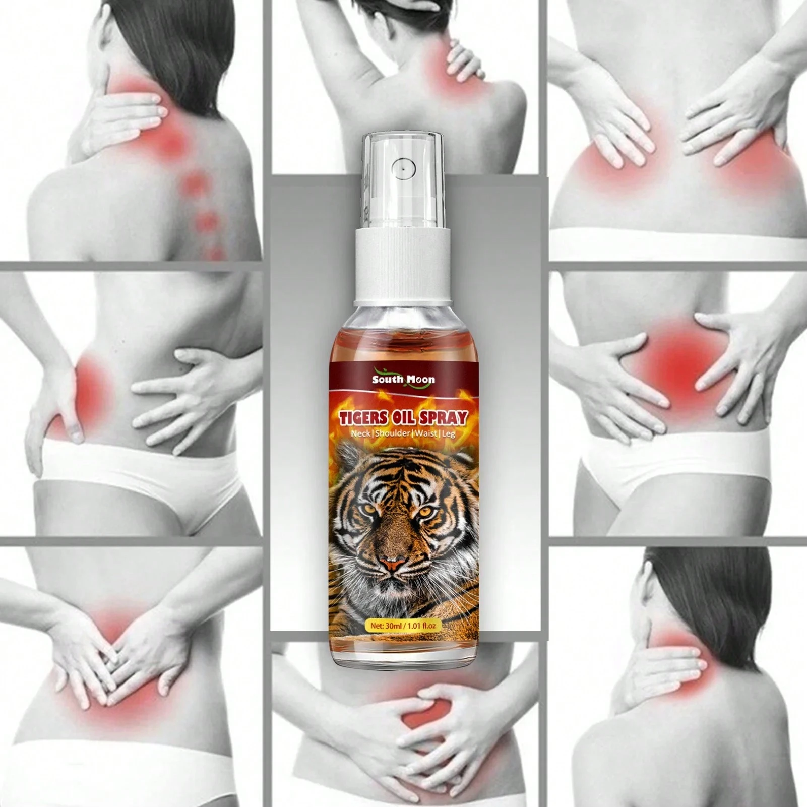 South Moon TIGER OIL SPRAY-Relieve knee joint muscle cervical lumbar pain spray