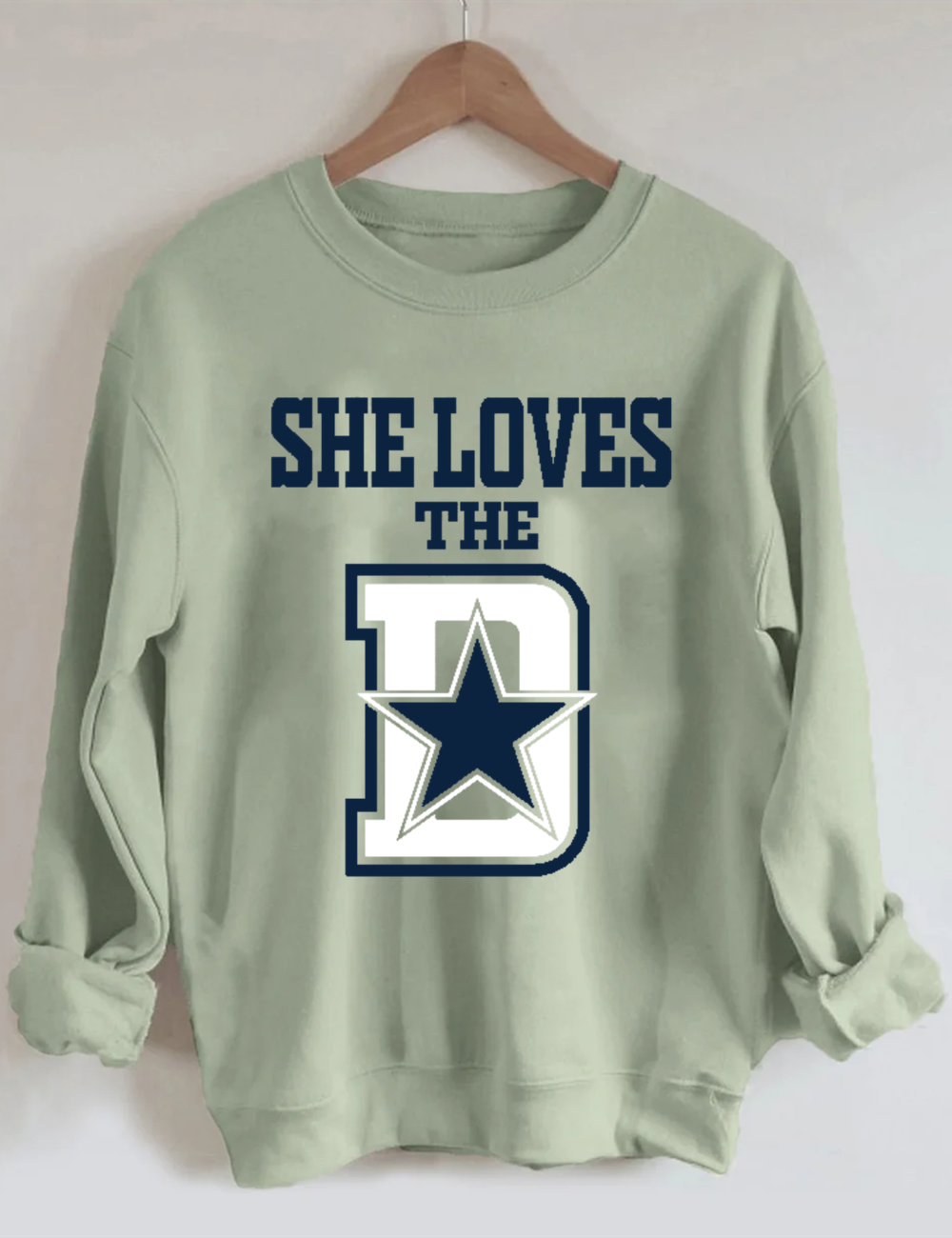 She Loves The Dallas Cowboys Sweatshirt