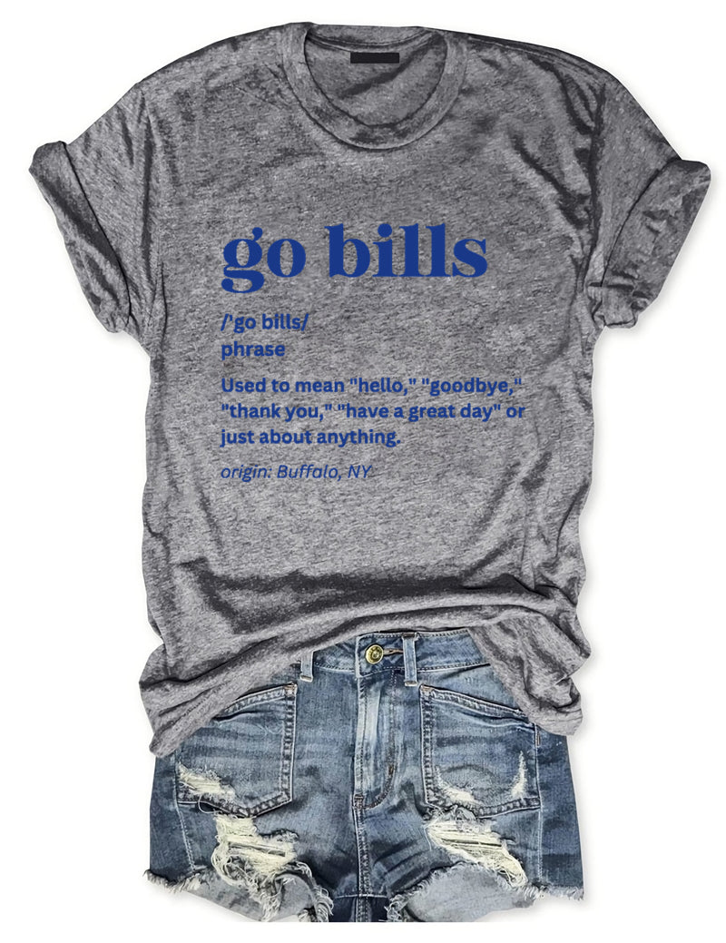 Go Bills Football T-Shirt