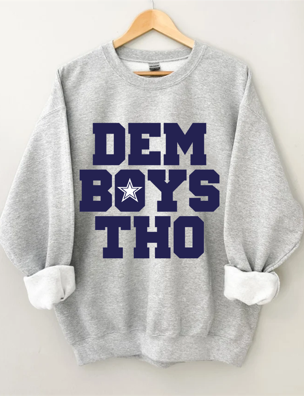Cowboy Star Football Sweatshirt