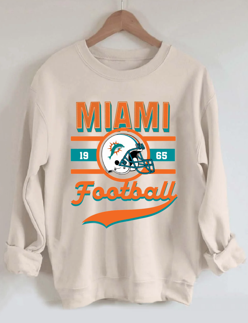 Miami Dolphins Football Sweatshirt