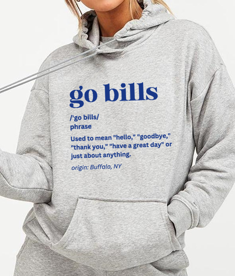 Go Bills Football Hoodie
