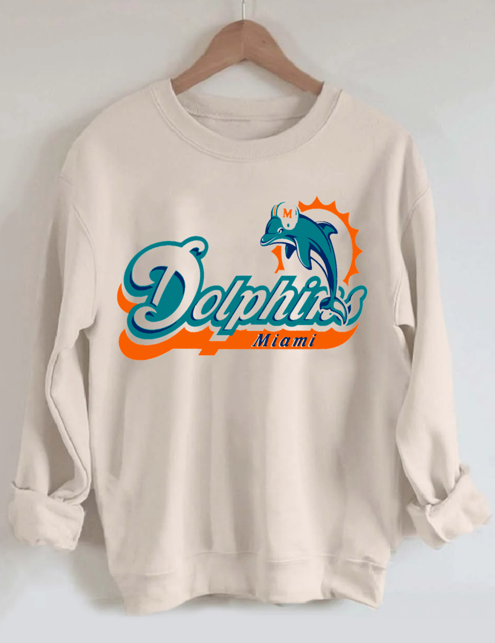 Miami Dolphins Football Sweatshirt