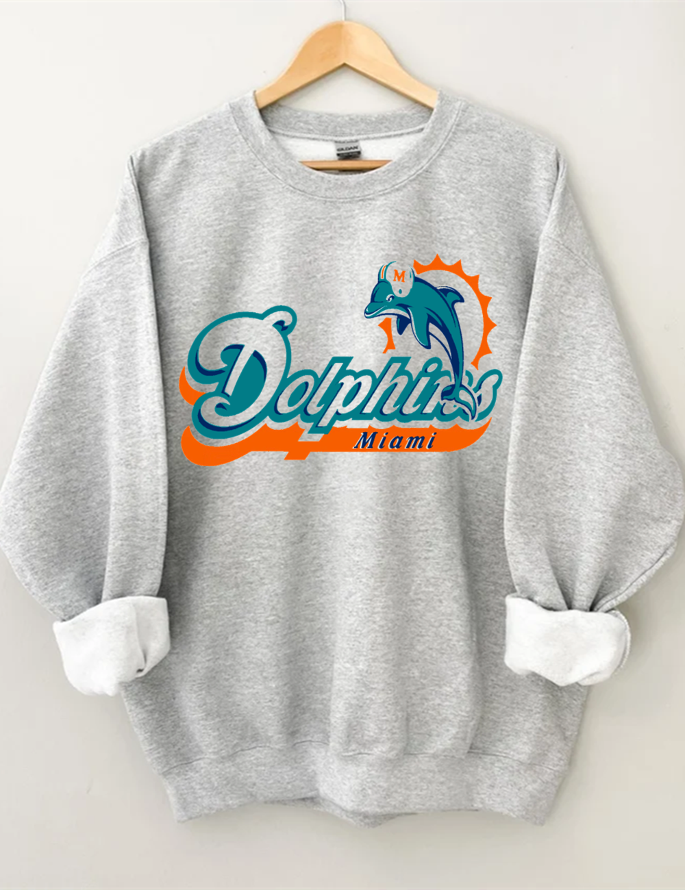 Miami Dolphins Football Sweatshirt