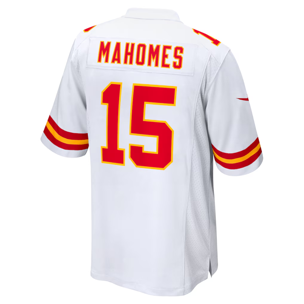Men's Patrick Mahomes White Kansas City Chiefs Game Jersey