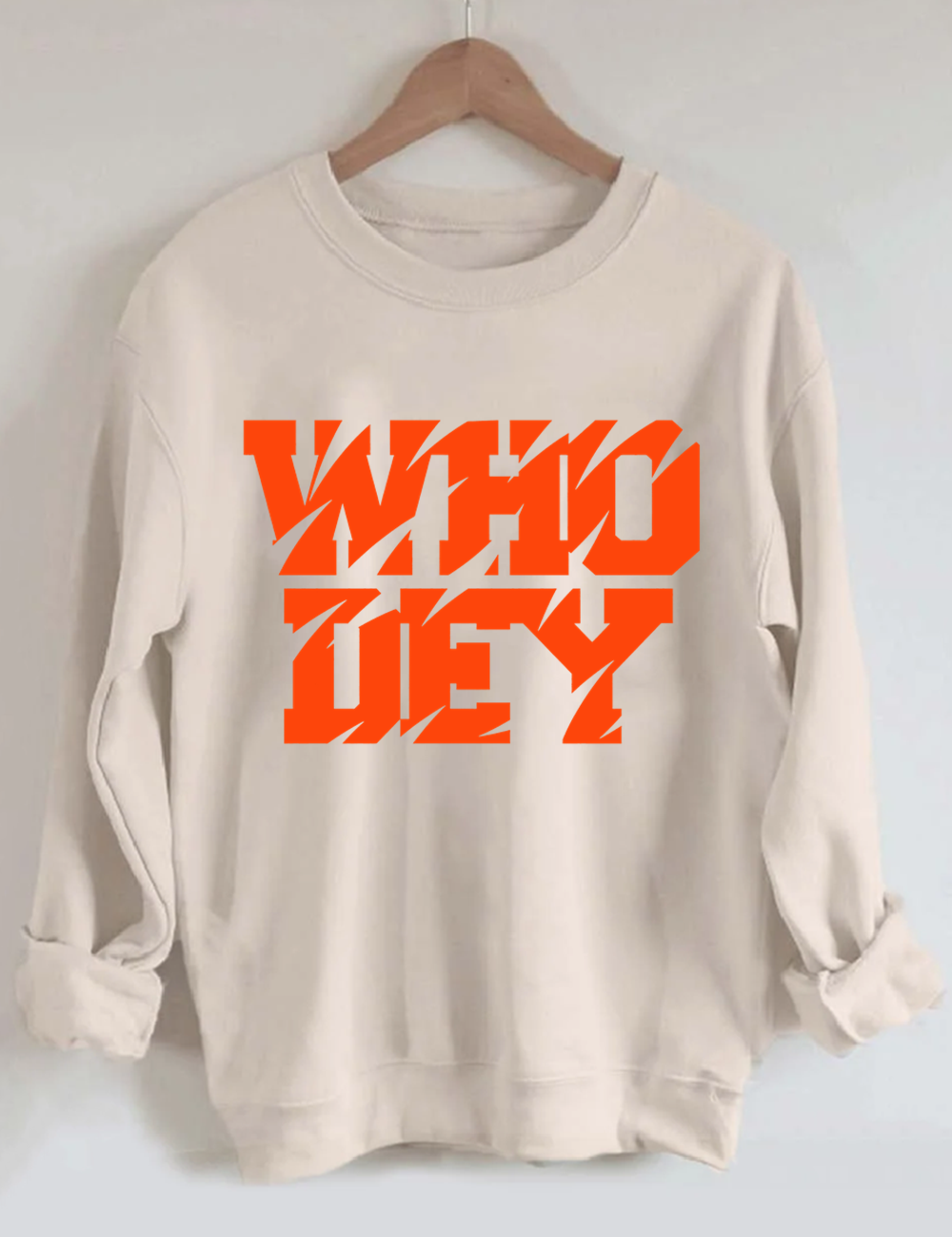 Who Dey Bengals Football Sweatshirt