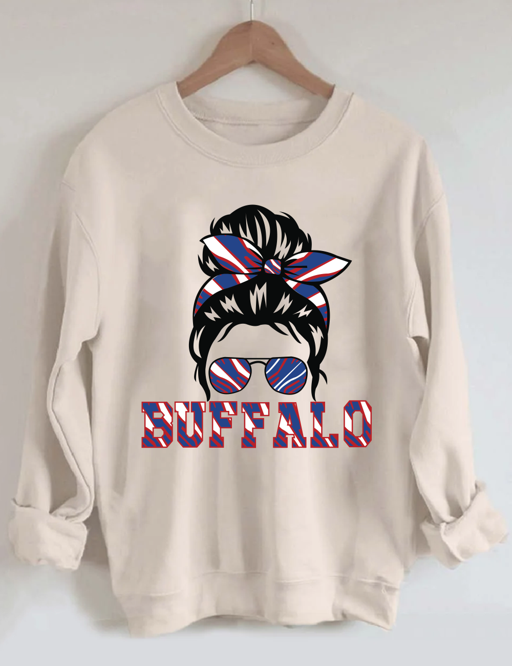 Buffalo Bills Girl Football Sweatshirt