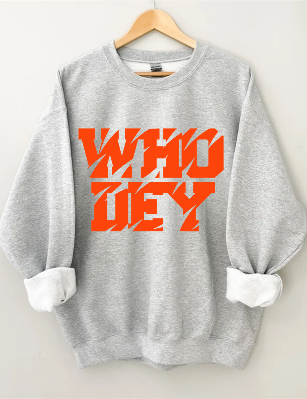 Who Dey Bengals Football Sweatshirt