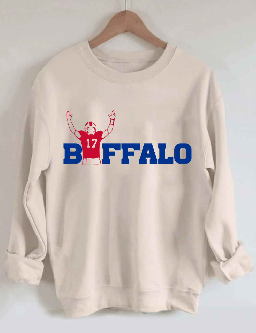 Buffalo Bills 17 Football Sweatshirt