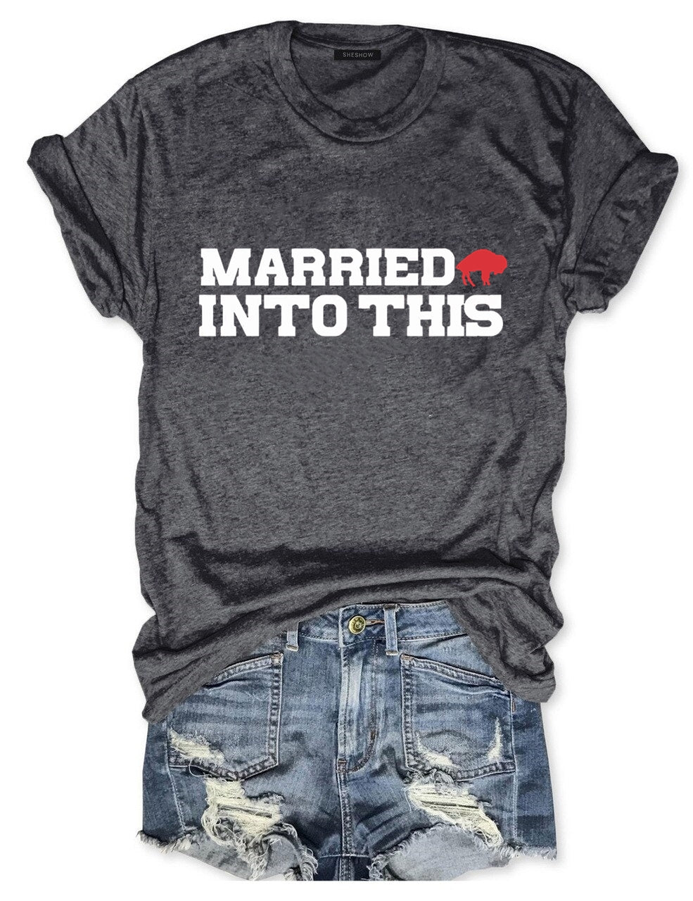 Married Into This Mafia Bills Football T-Shirt