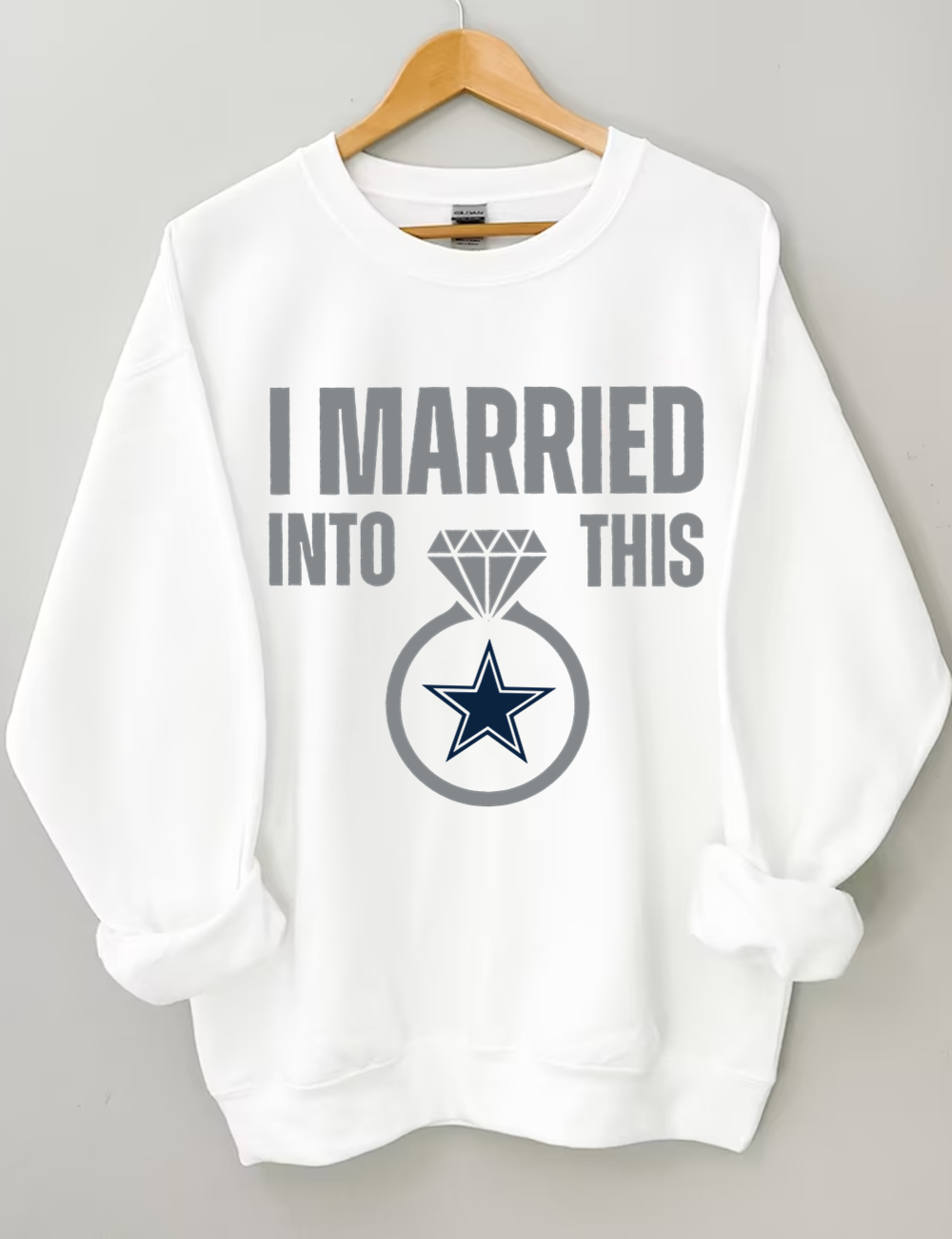 Cowboy Star Football Sweatshirt