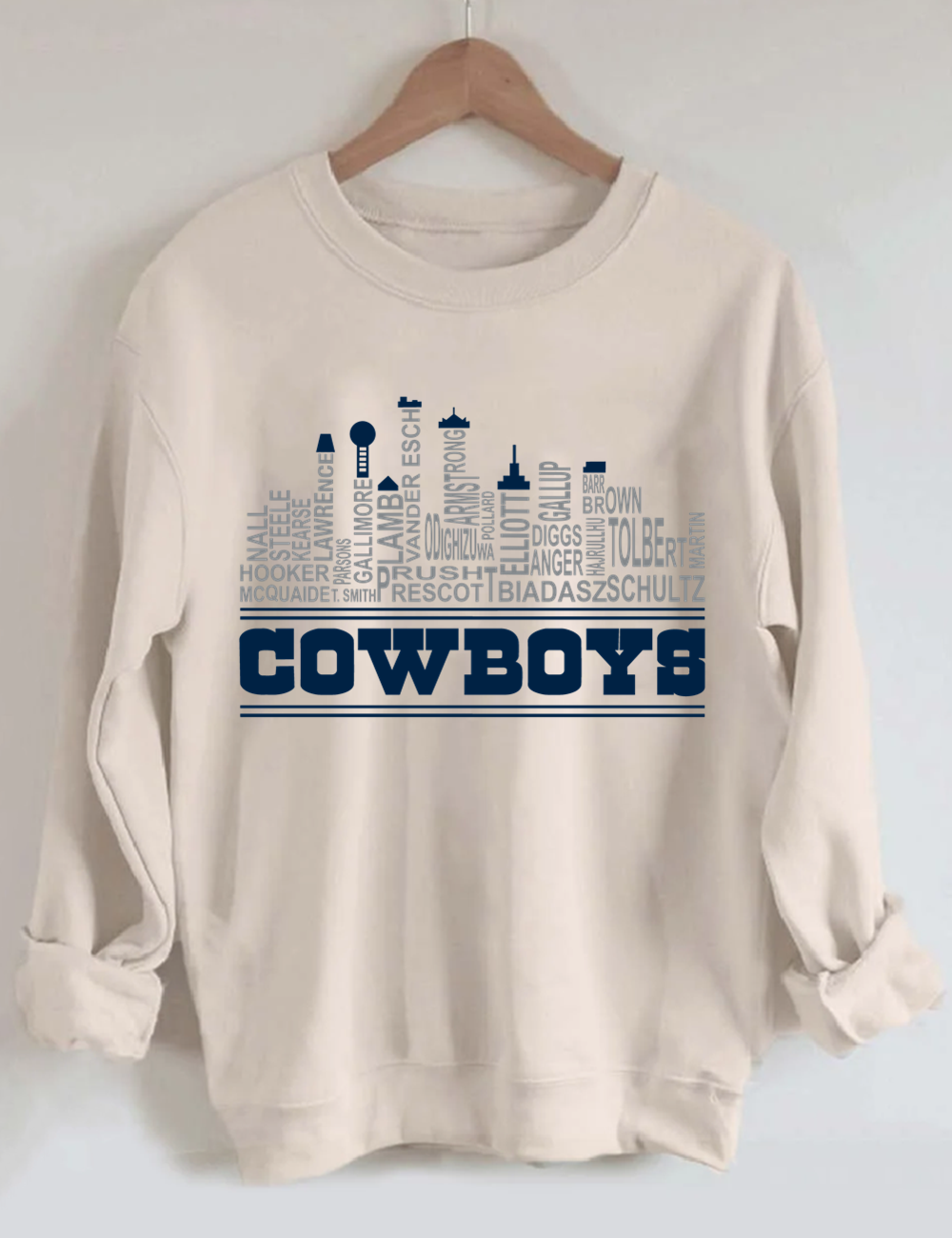 Cowboy Star Football Sweatshirt