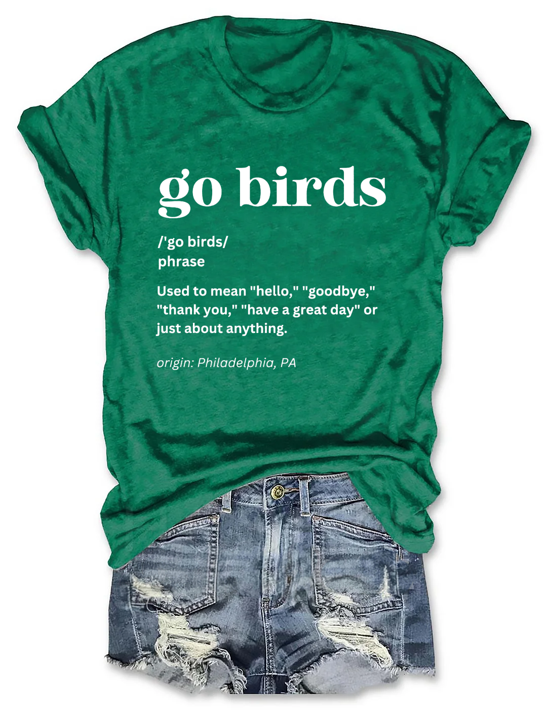 Go Birds Definition Football T-Shirt