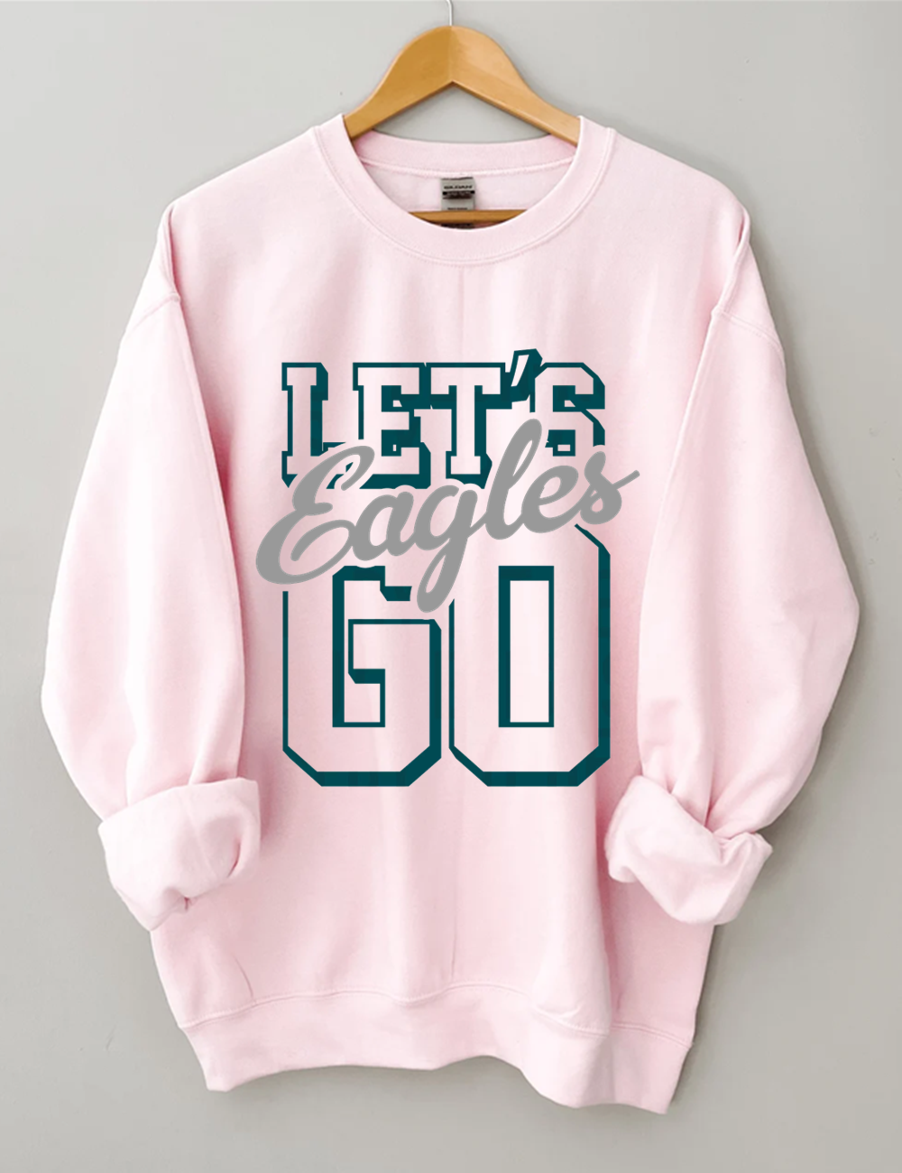 Let's Go Eagles Football Sweatshirt