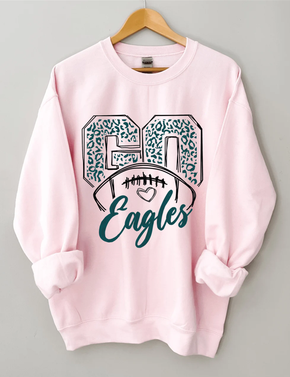 Leapord Go Eagle Football Sweatshirt