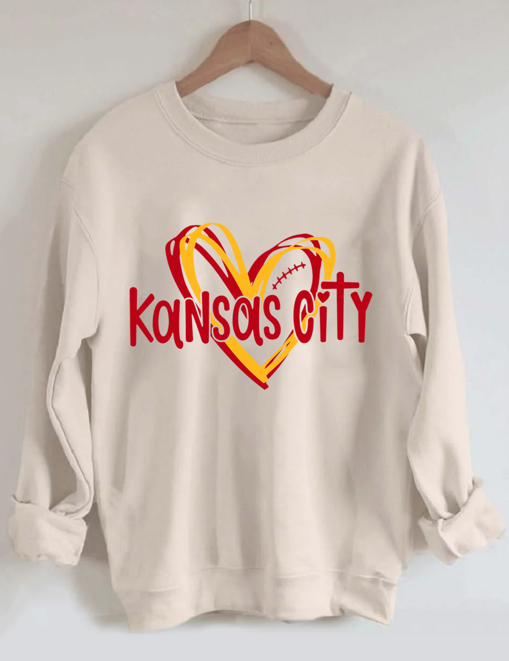 KC Chiefs Football Sweatshirt