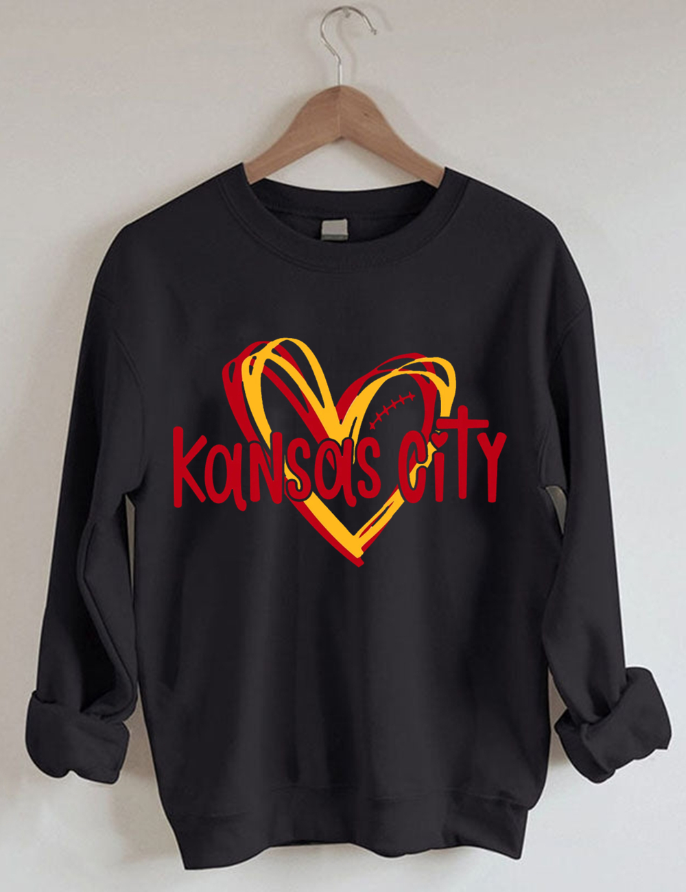 KC Chiefs Football Sweatshirt