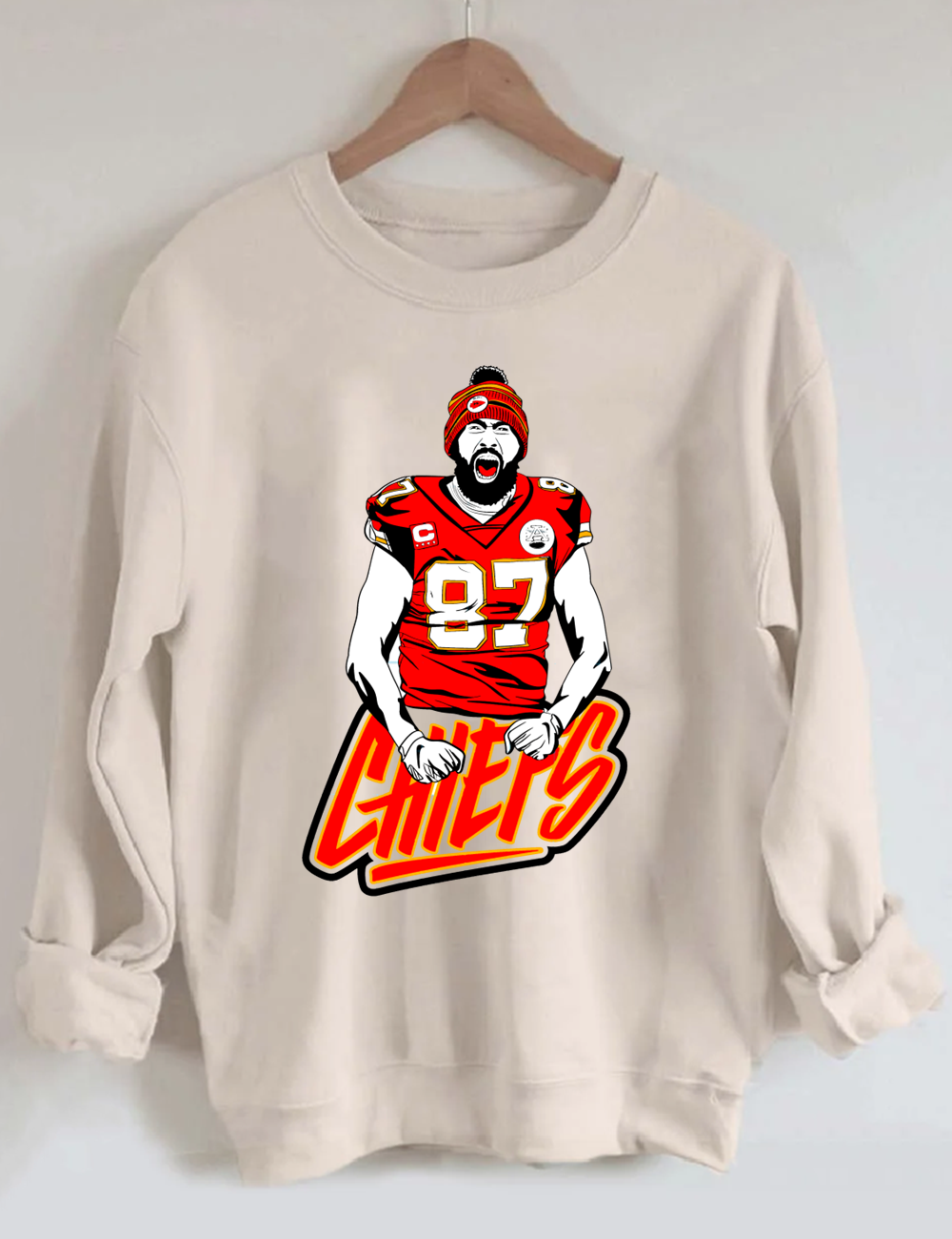 KC Chiefs Football Sweatshirt