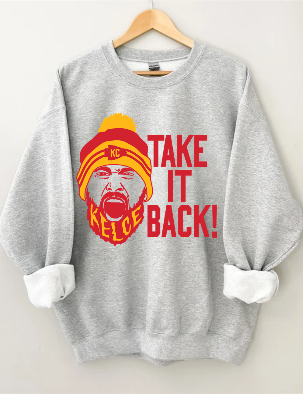 KC Chiefs Football Sweatshirt