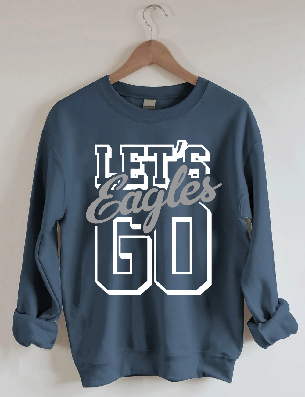 Let's Go Eagles Football Sweatshirt
