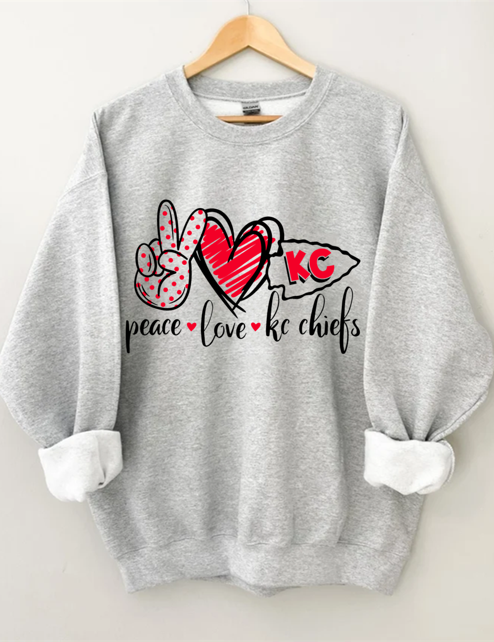 Chiefs Red Kingdom Football Sweatshirt