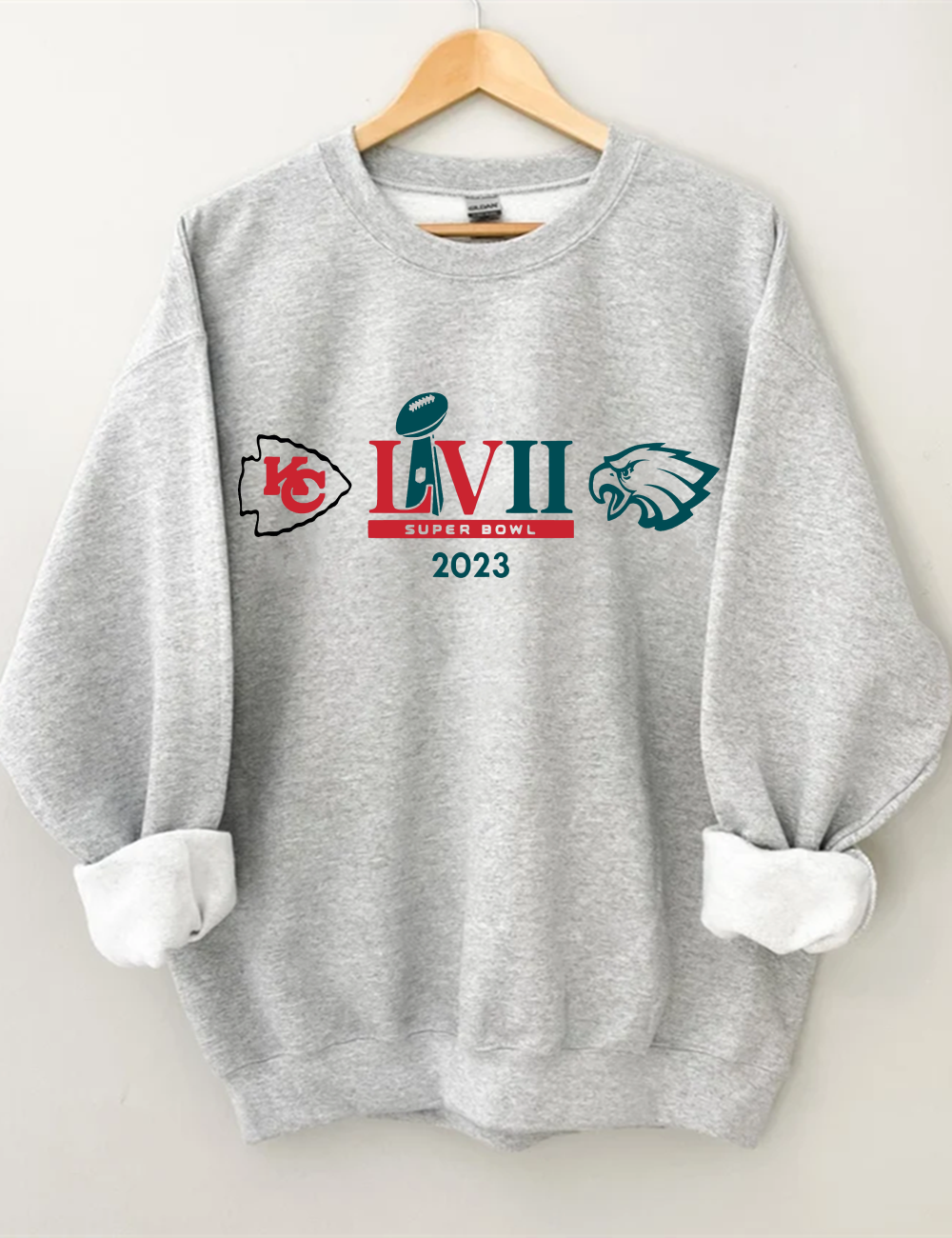 Chiefs Eagles Super-Bowl 2023 Football Sweatshirt