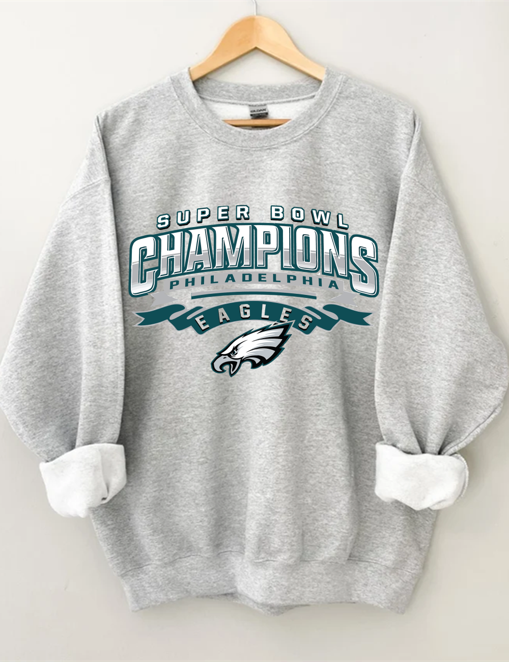 Super Bowl Champions PA Eagles Football Sweatshirt